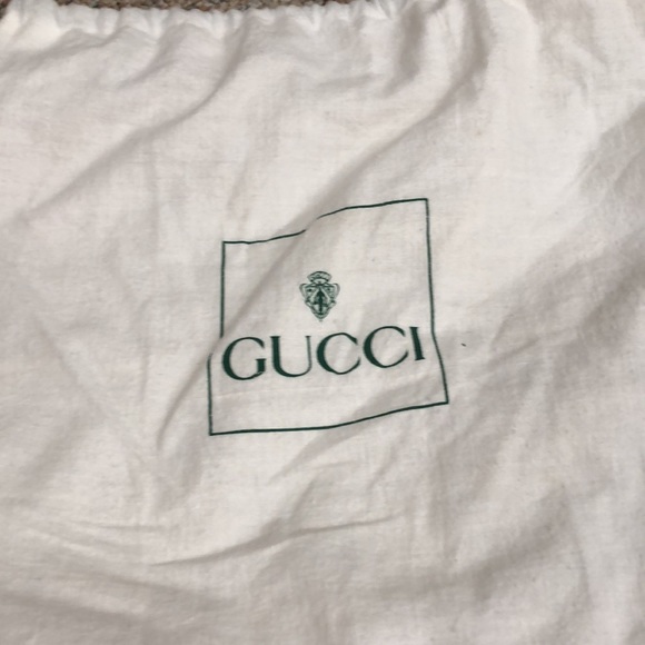 Gucci White and Cream Vintage Purse - Picture 13 of 16